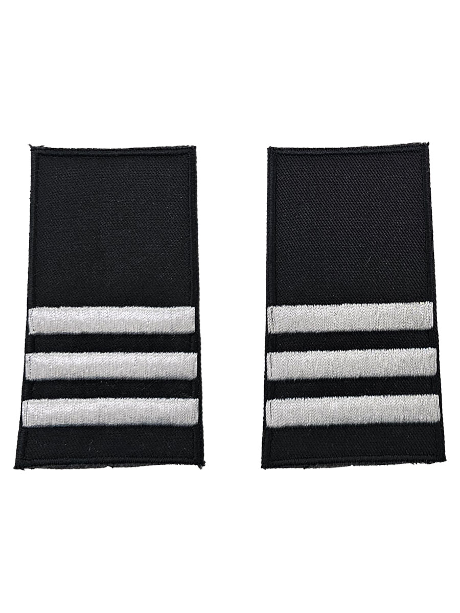 Epaulets, 3 wide stripes