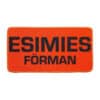 esimies selkamerkki oranssi