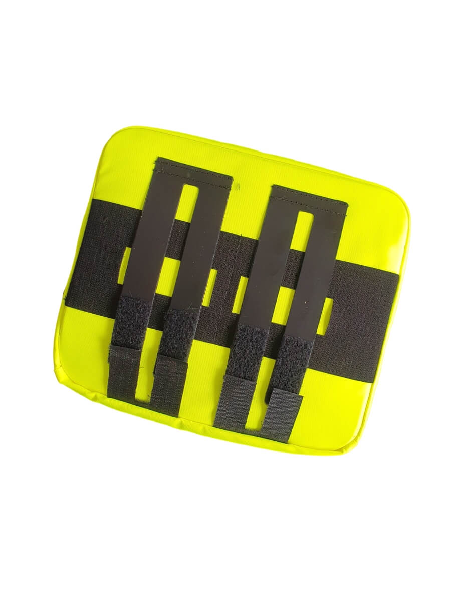 Equipment pouch, 200 mm x 180 mm, horizontal, HiVis EN 20471 Yellow
