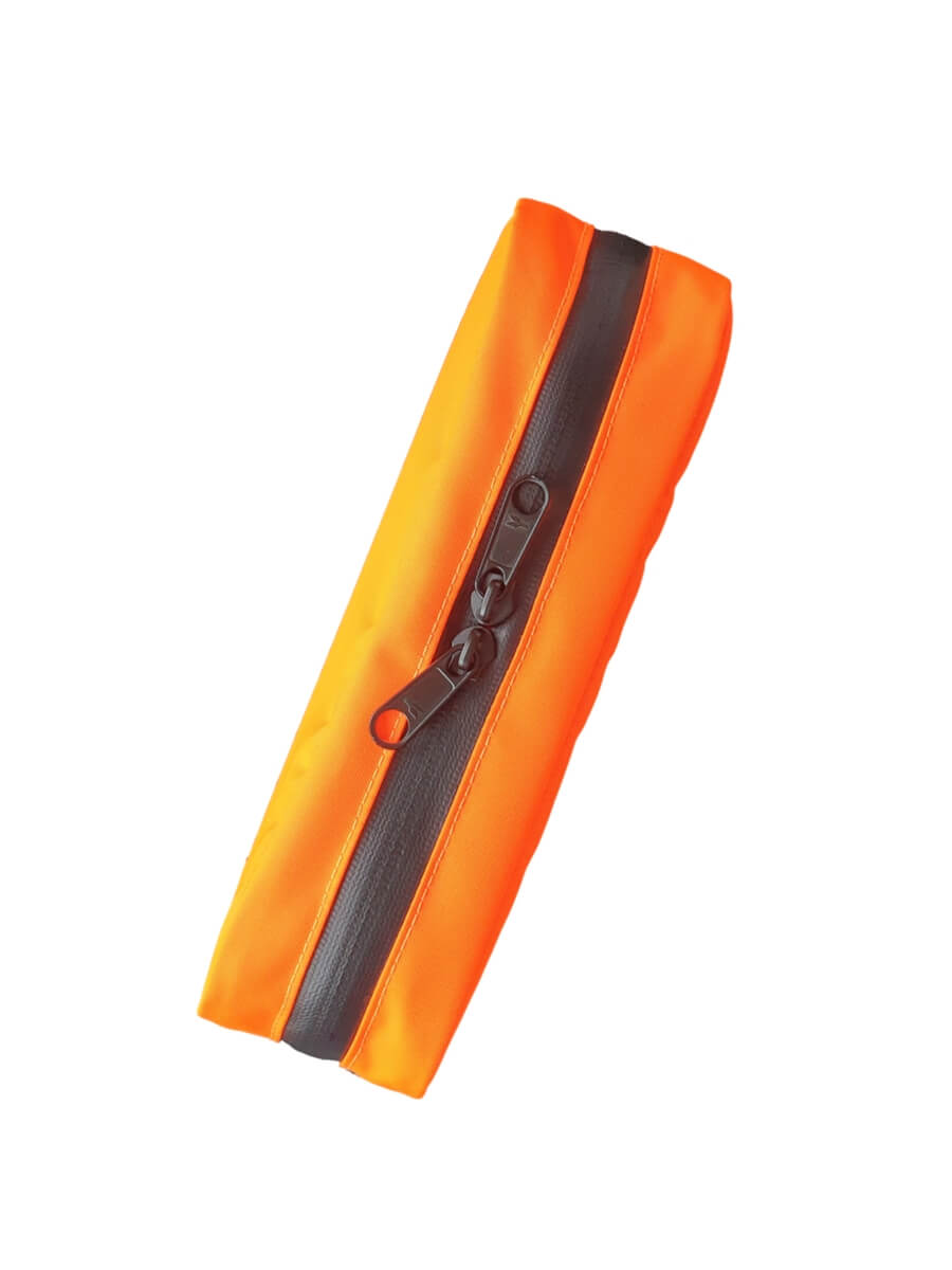 Equipment pouch, 200 mm x 180 mm, horizontal, HiVis EN 20471 orange