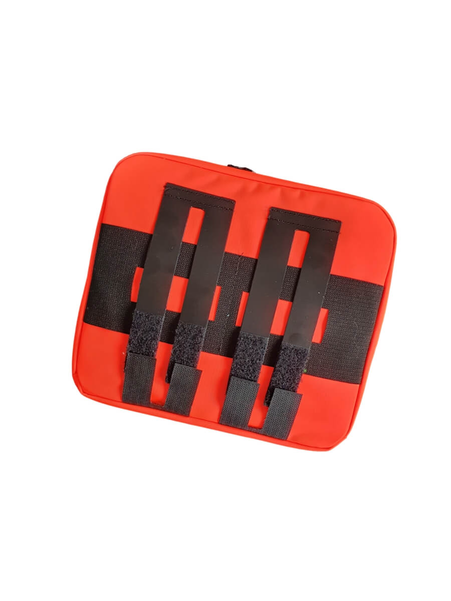 Equipment pouch, 200 mm x 180 mm, horizontal, HiVis EN 20471 orange