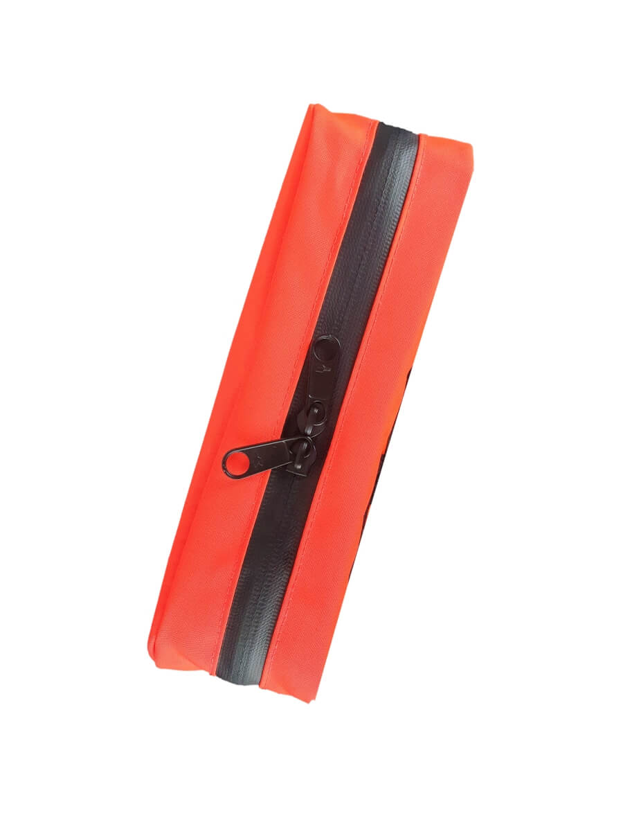 Equipment pouch, 200 mm x 180 mm, horizontal, HiVis EN 20471 orange