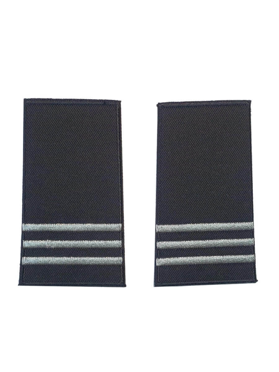 Epaulets, 3 narrow stripes