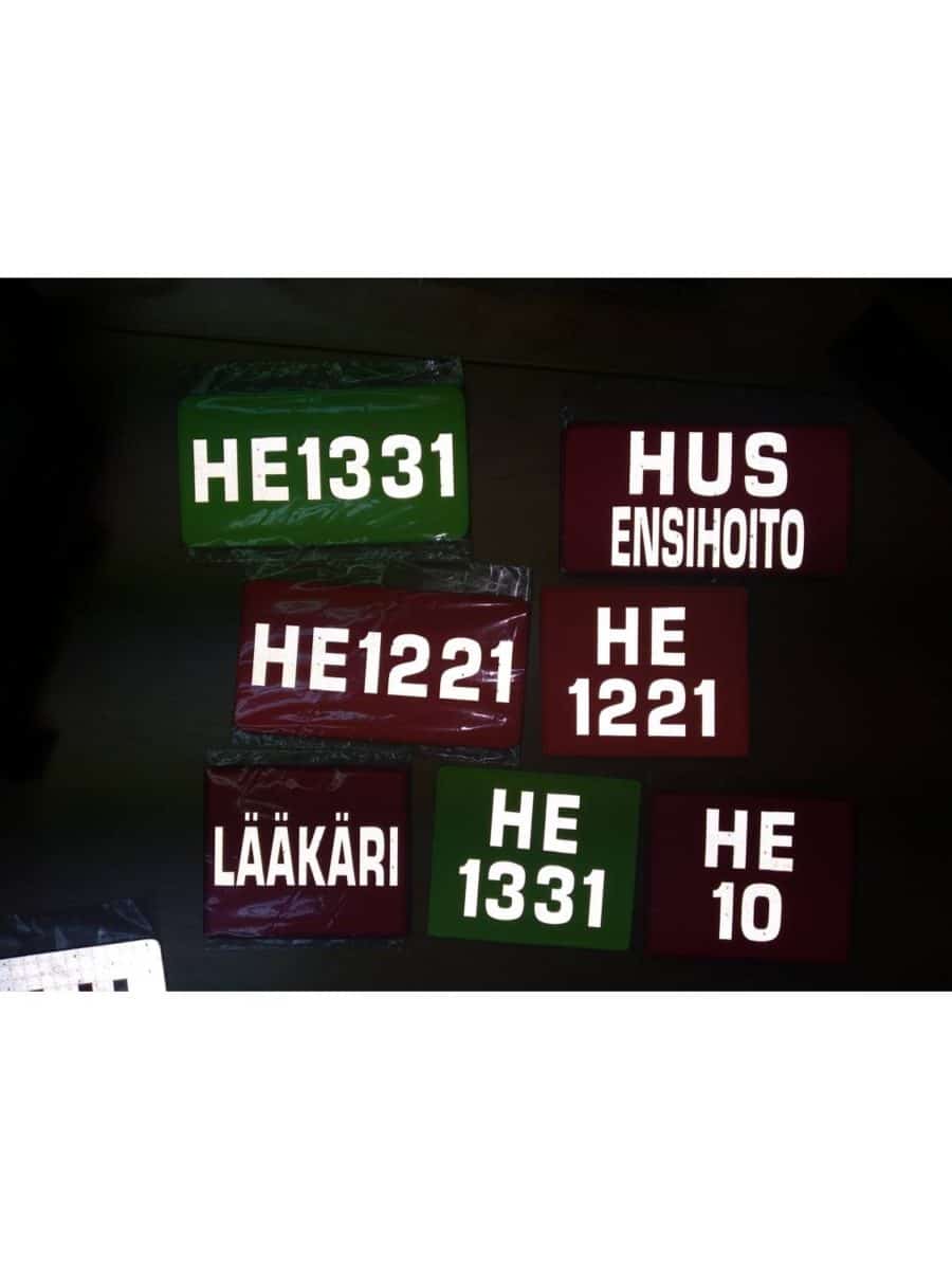 Huomioliivi/Varusteliivi EN 20471 Punainen, ruudukolla