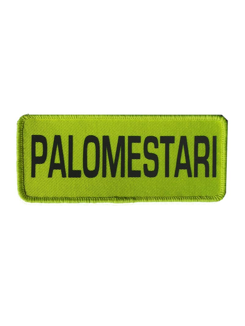 PALOMESTARI rintamerkki, keltainen