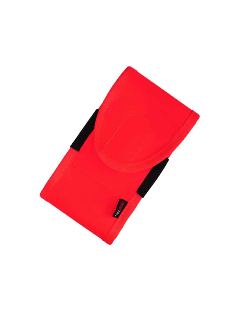 Handyhülle mit MOLLE-Halterung, rot EN 20471 HiVis