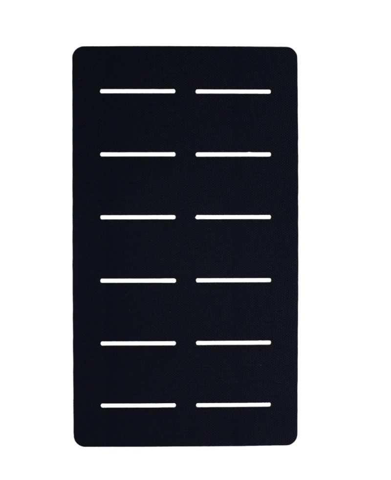 Molle-Panel 90×160mm für Kleidung ohne vorgefertigte Befestigungsvorrichtung, schwarz