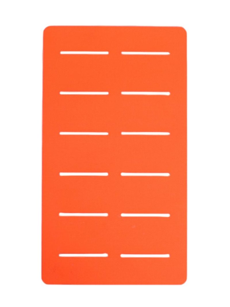 Molle-Panel 90 × 160 mm für Kleidung ohne vorgefertigte Befestigungsvorrichtung, orange