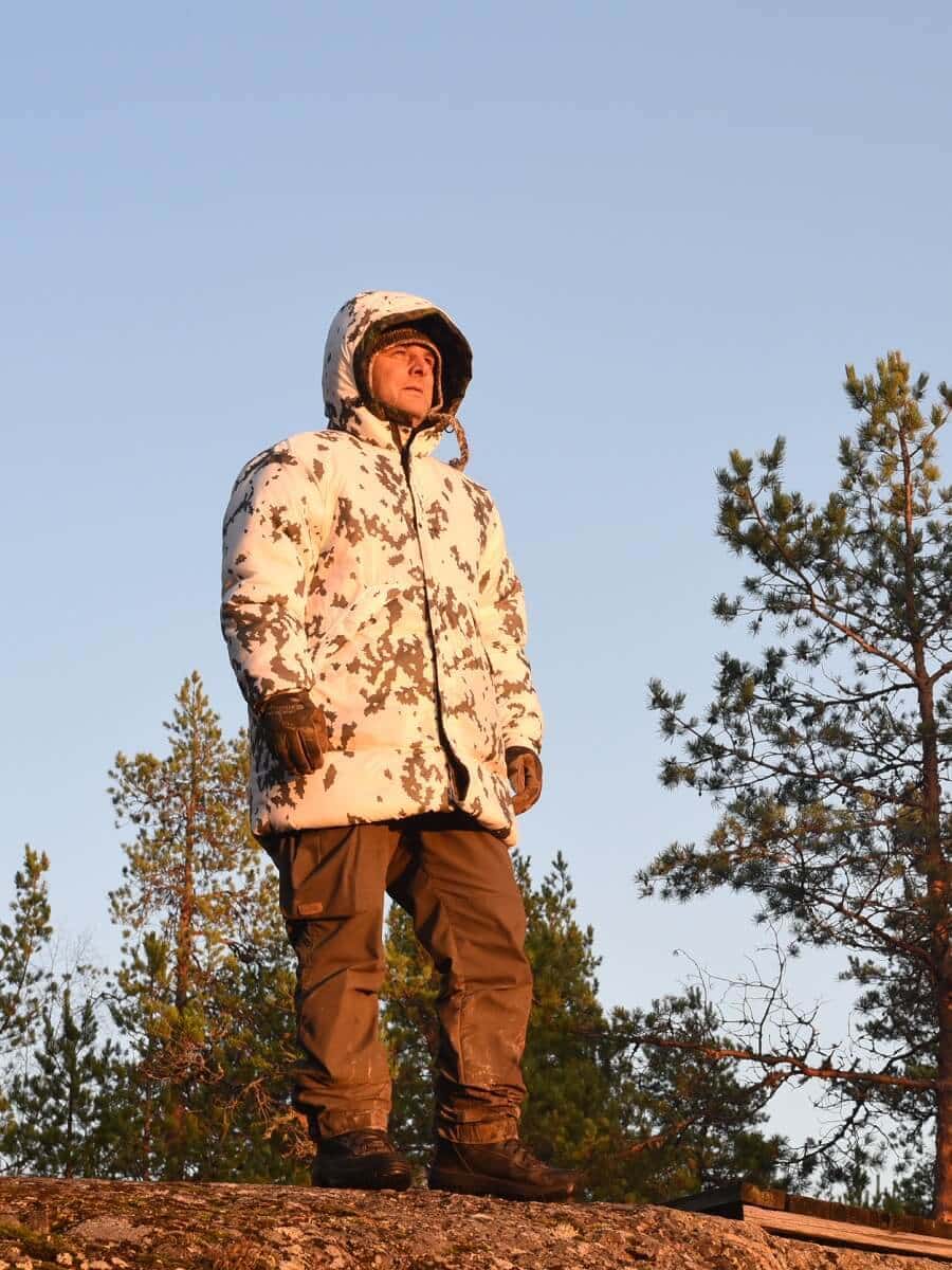 Guerilla-Jacke mit Kohlefaserverstärkung M05 Waldtarnmuster / M05 Schneemuster
