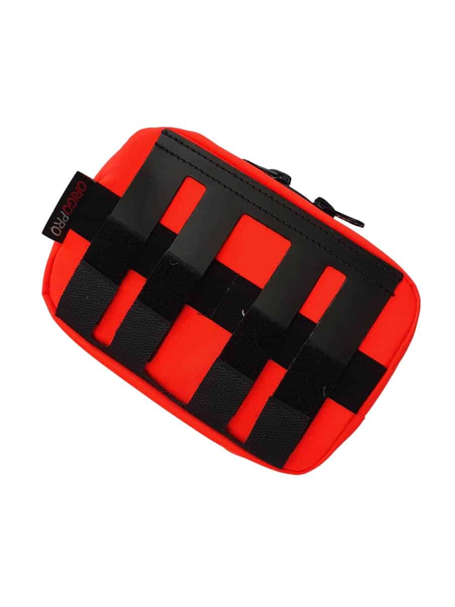 General purpose pouch 150 mm x 100 mm, horizontal, EN 20471 HiVis Red