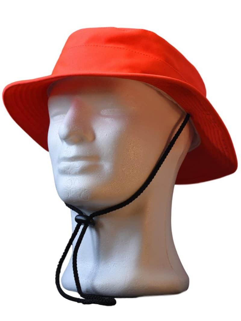 Boonie hut, -HiVis Röd EN 20471