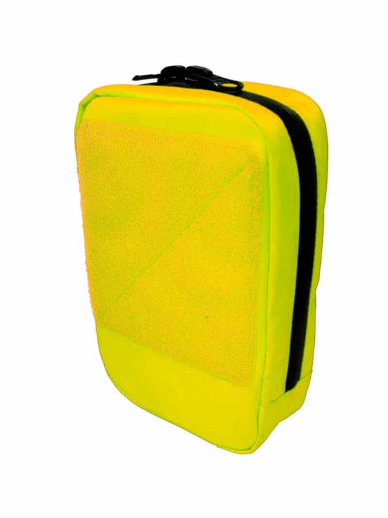 Pienvälinetasku 100 mm x 150 mm, pysty - Keltainen EN 20471 HiVis
