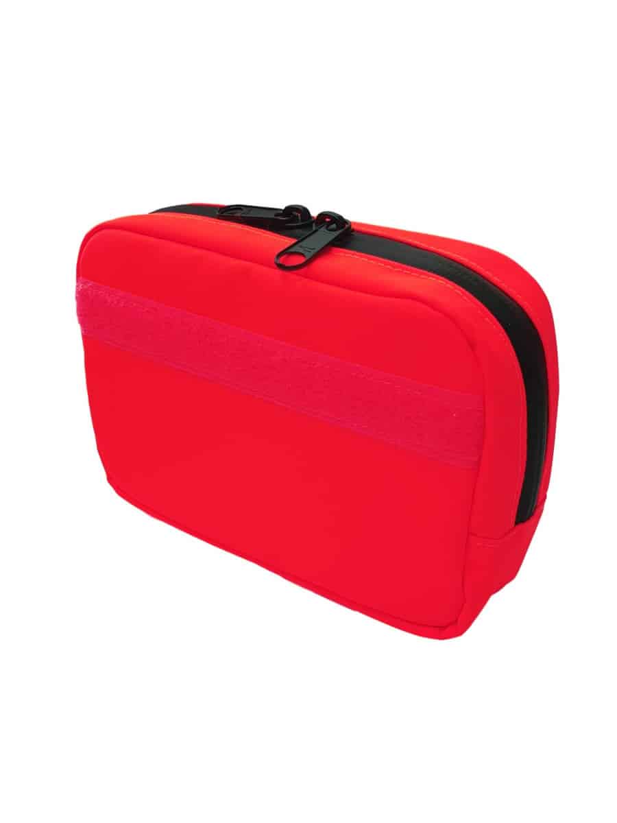 General purpose pouch 150 mm x 100 mm, horizontal, EN 20471 HiVis Red
