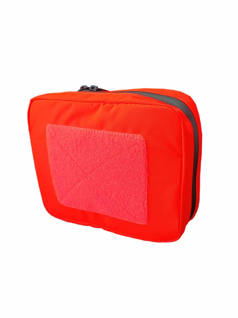 General purpose pouch 180 mm x 145 mm, horizontal, EN 20471 HiVis Red