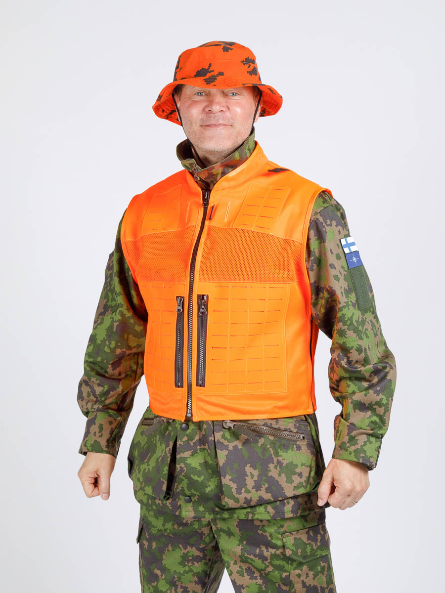 HiVis Hunting vest Nuka-Trail, EN 20471 HiVis orange