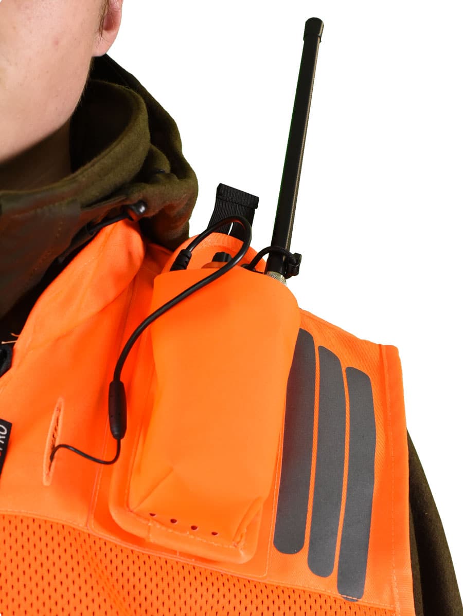 HiVis Hunting vest Nuka-Trail, EN 20471 HiVis orange