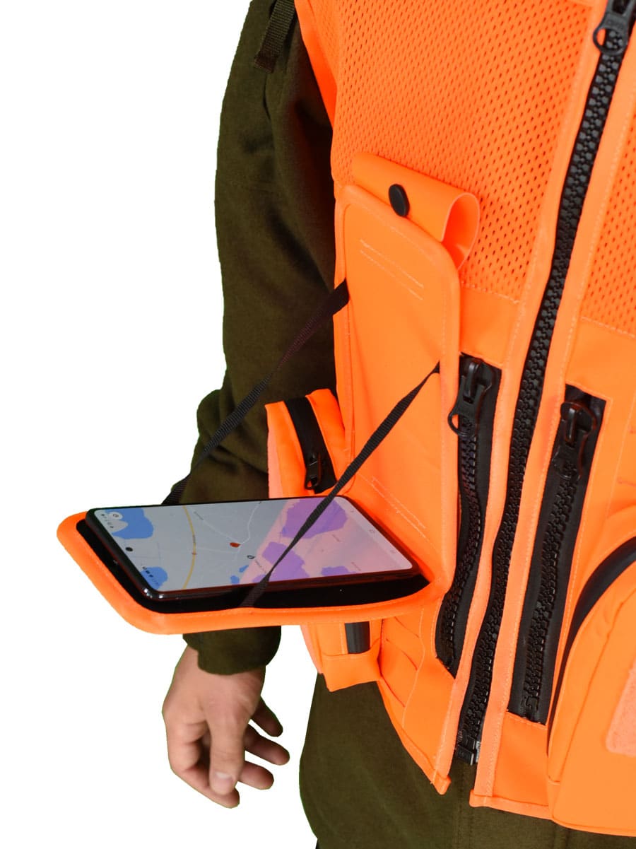 HiVis Hunting vest Nuka-Trail, EN 20471 HiVis orange