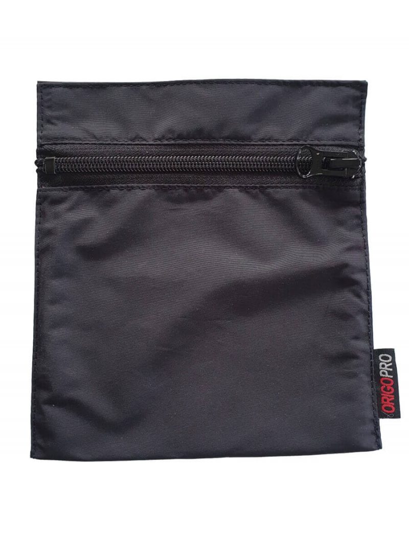 Detachable pocket 16cm x 18 cm, black