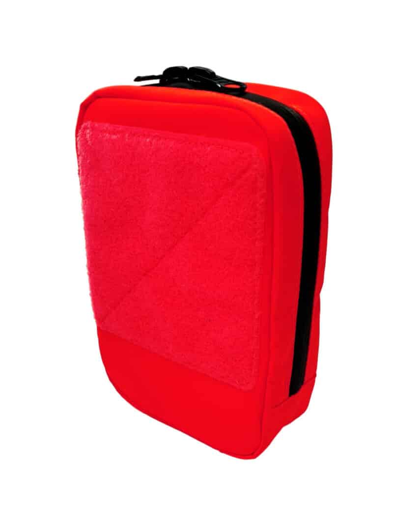 General purpose pouch 100 mm x 150 mm, vertical, EN 20471 HiVis Red