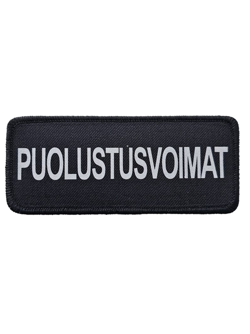PUOLUSTUSVOIMAT rintamerkki, musta