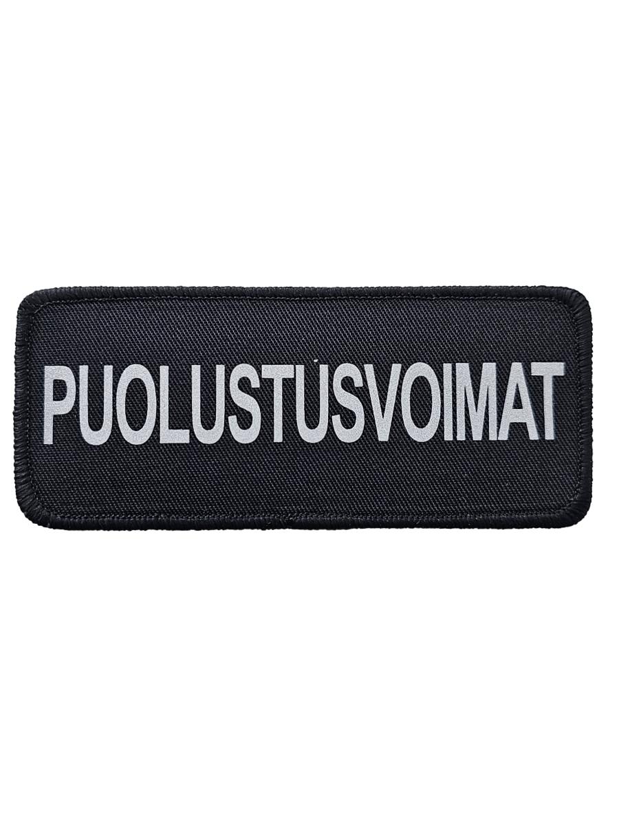 PUOLUSTUSVOIMAT chest mark, black