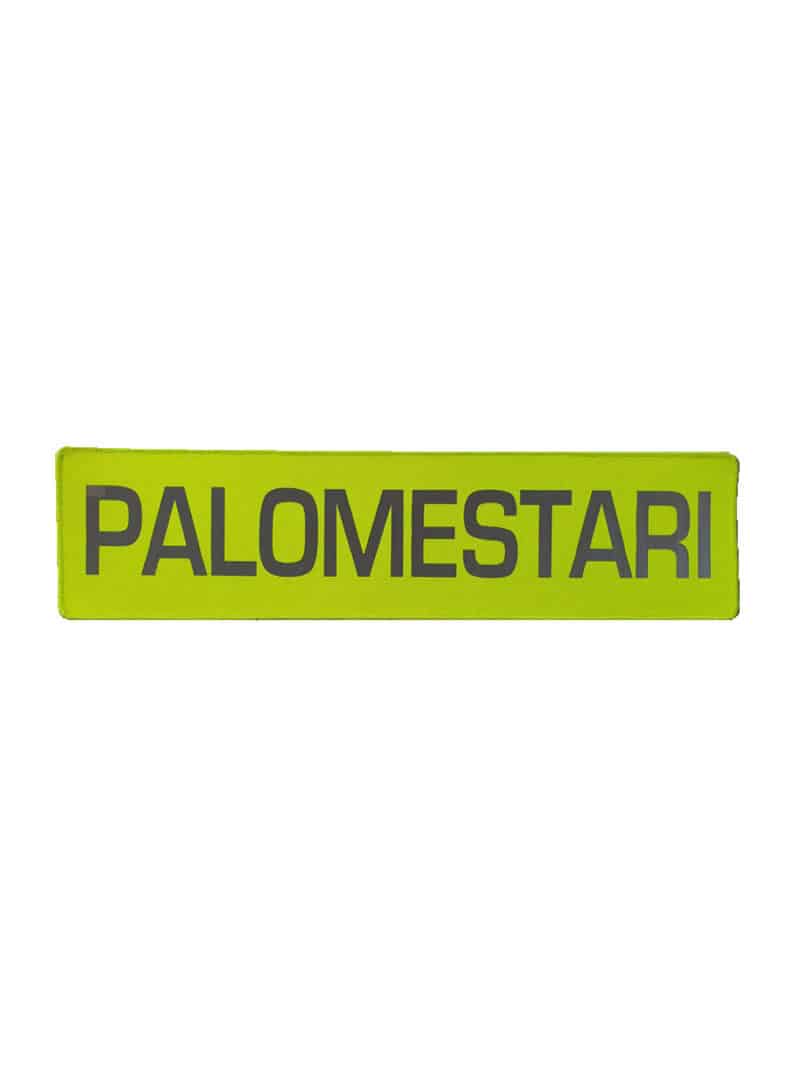 PALOMESTARI selkämerkki, keltainen