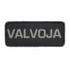 valvoja rintamerkki musta