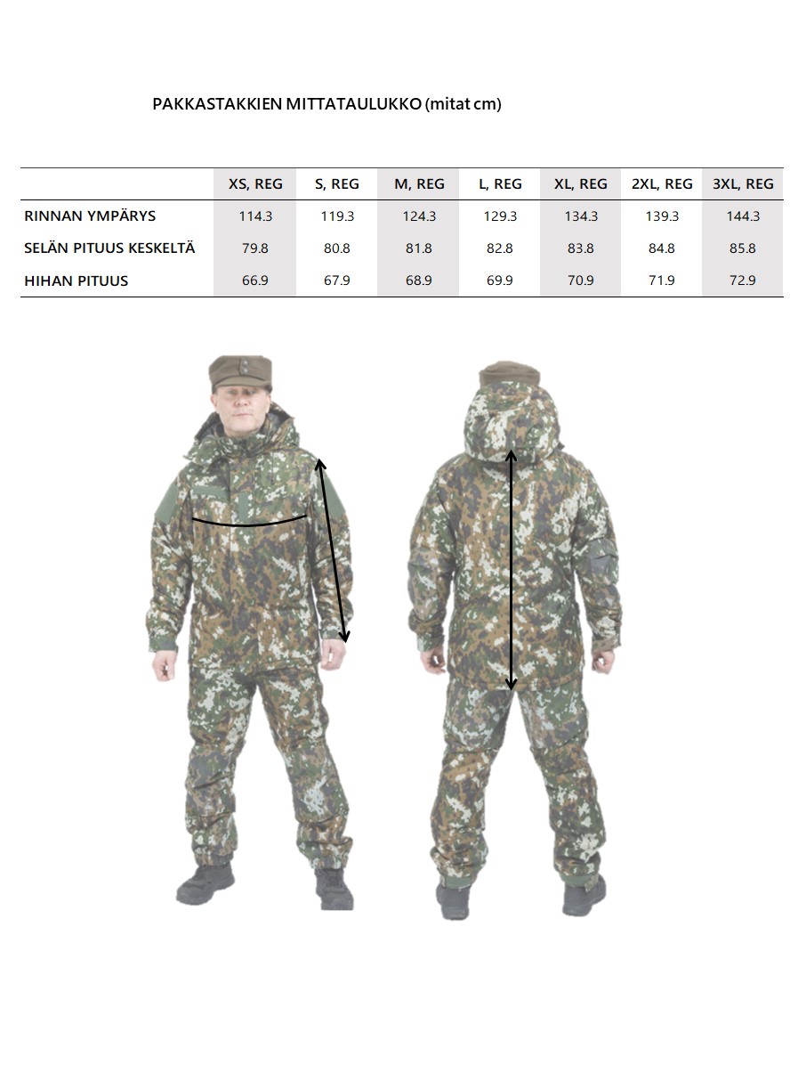 ORIGOPRO TST thermal jacket, winter woodland M05