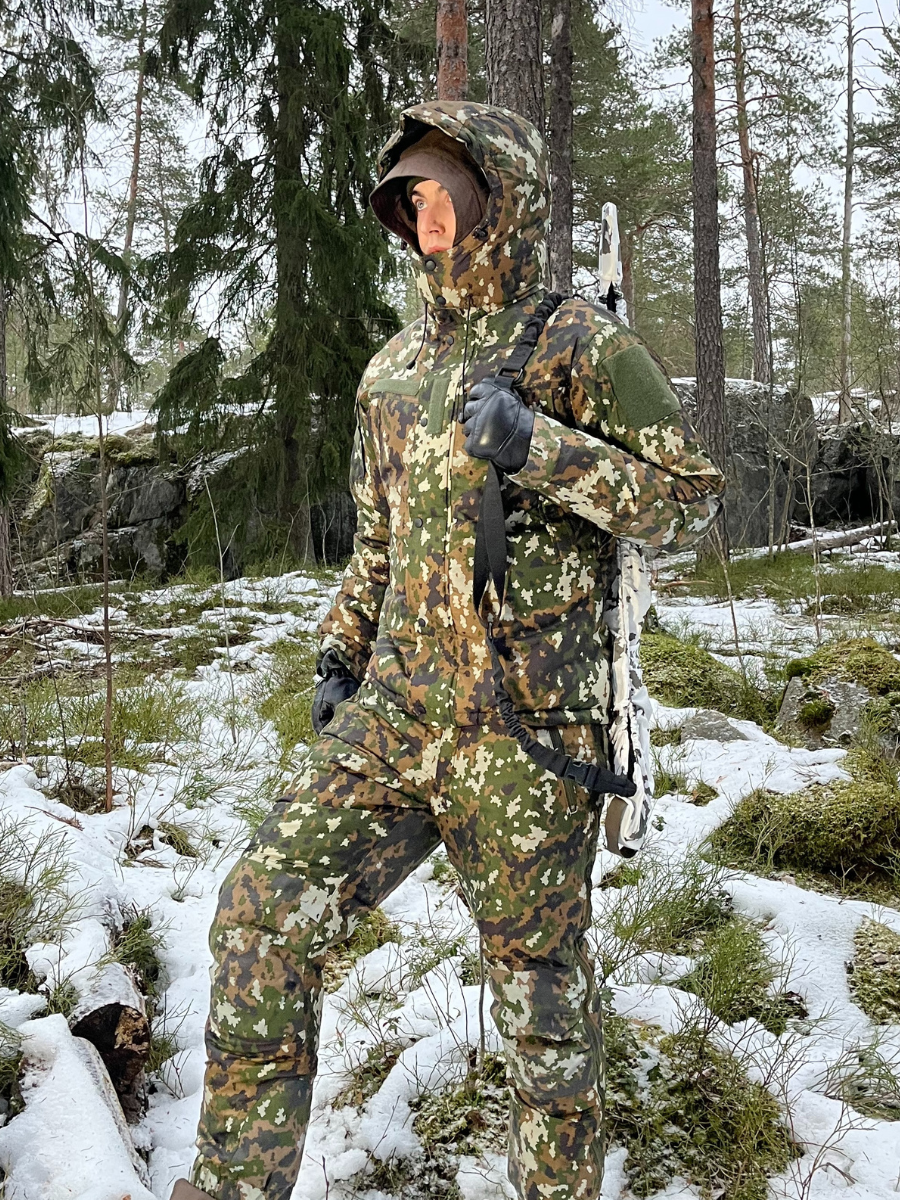 ORIGOPRO TST thermal jacket, winter woodland M05