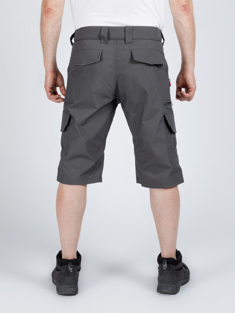 origo outdoor shortsit harmaa takataskut