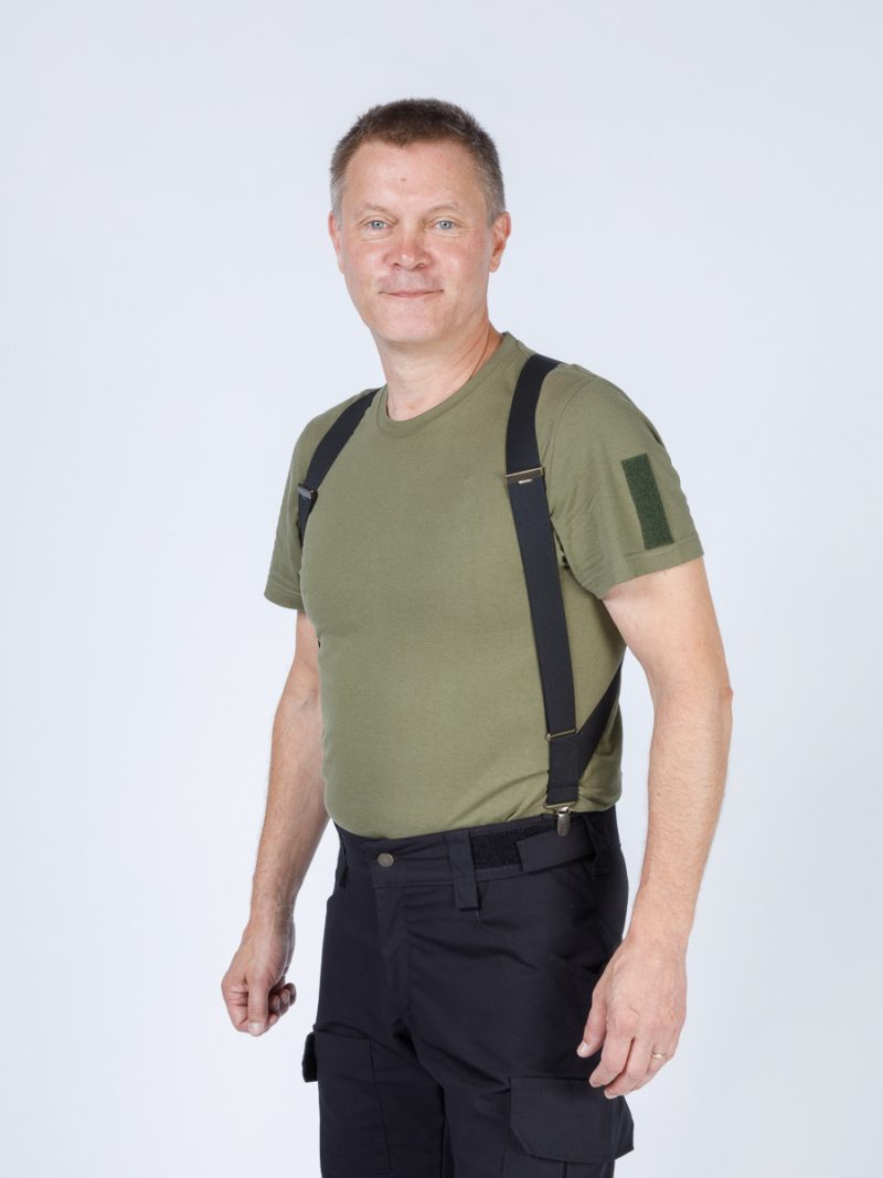 Gorka suspenders, black