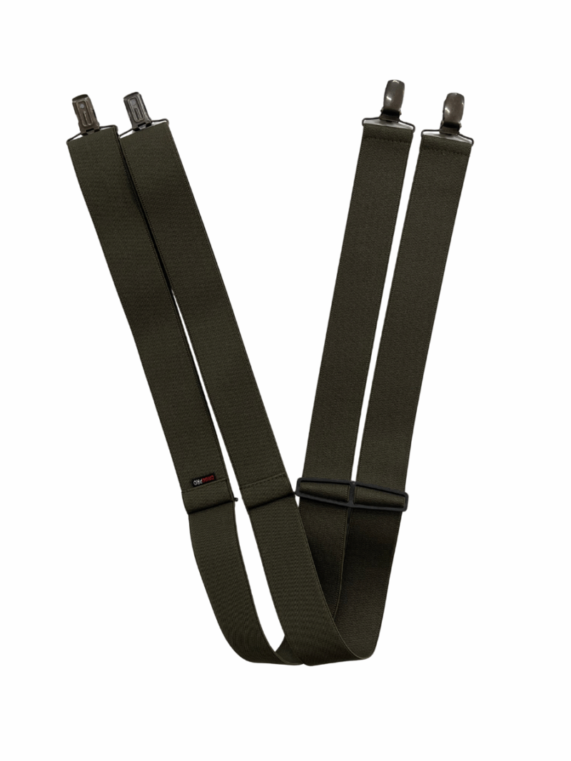 H-Model Suspenders, ranger green