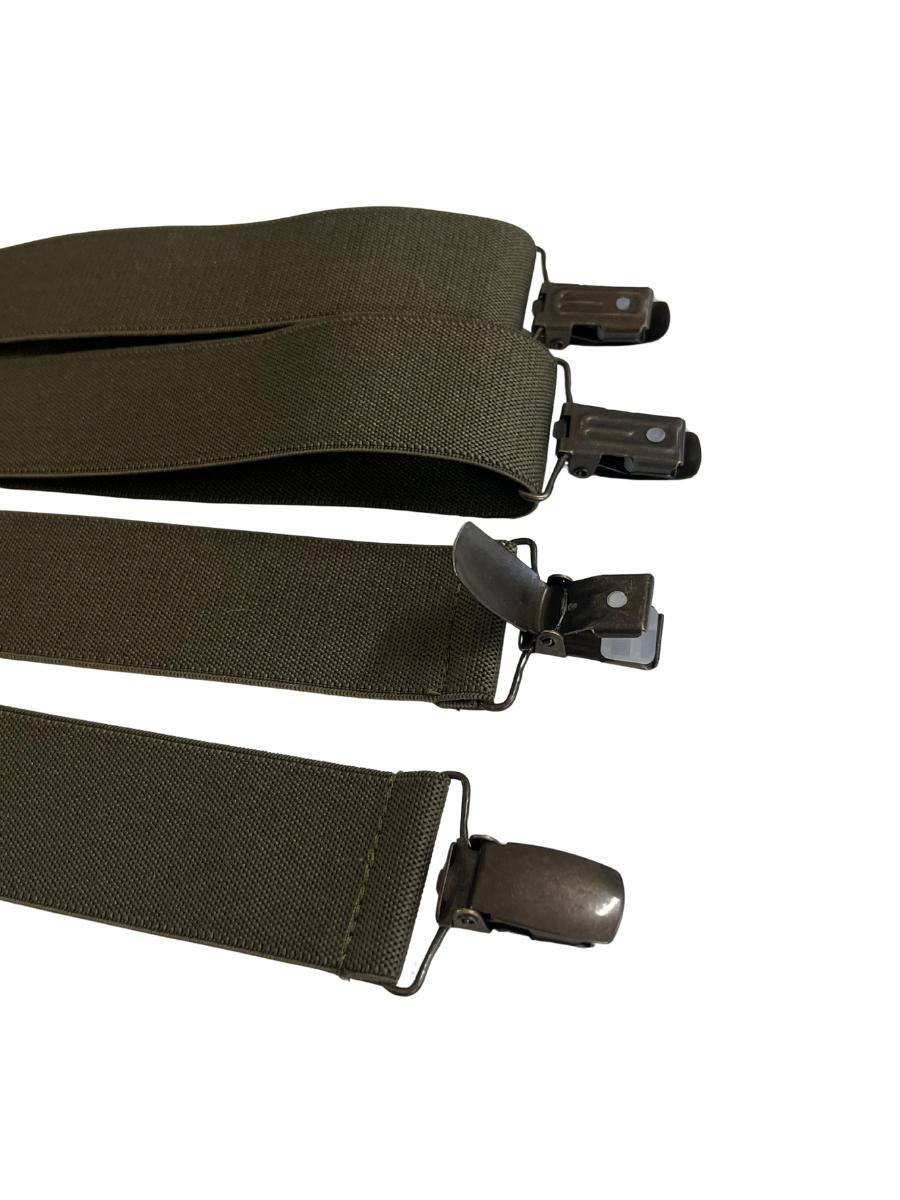 H-Model Suspenders, ranger green