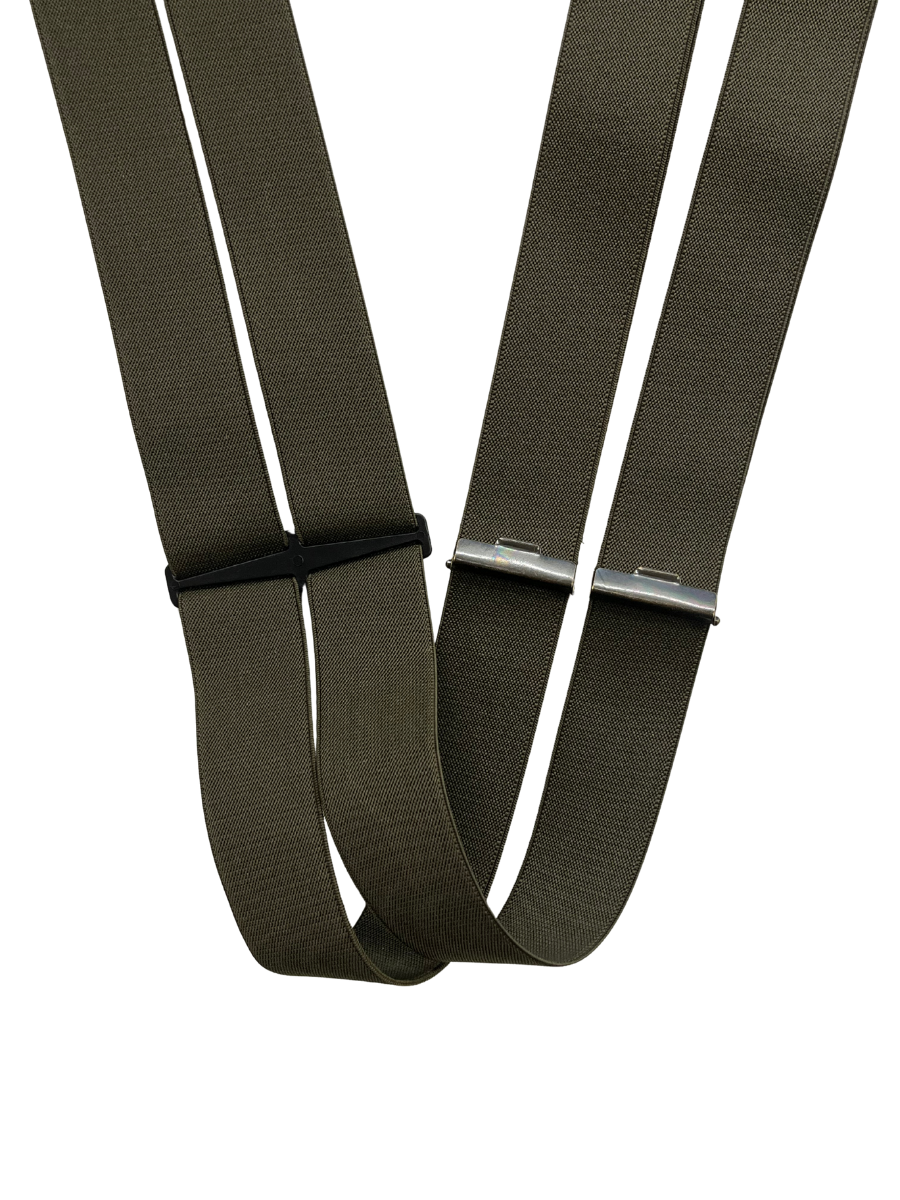 H-Model Suspenders, ranger green