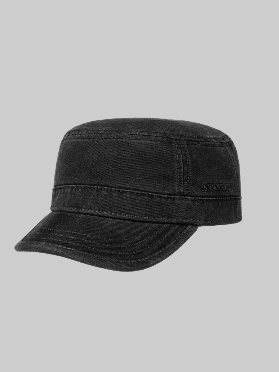 STETSON Army Cap - lippalakki, musta