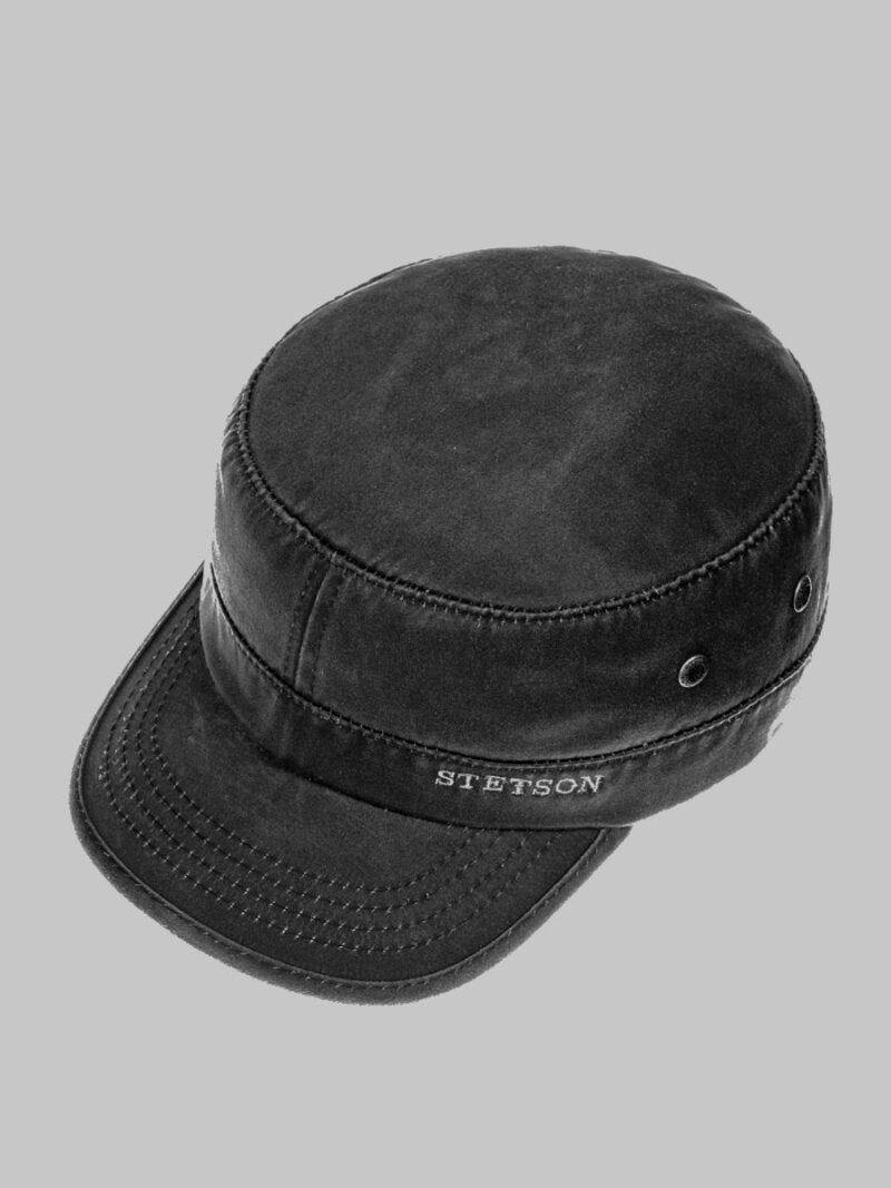 stetson army cap musta co pes