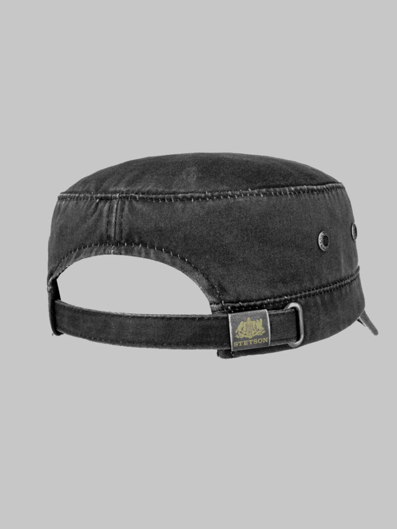 stetson army cap musta kiristys