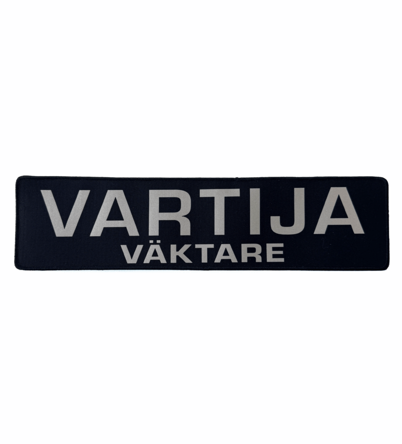 VARTIJA VÄKTÄRE selkämerkki, musta
