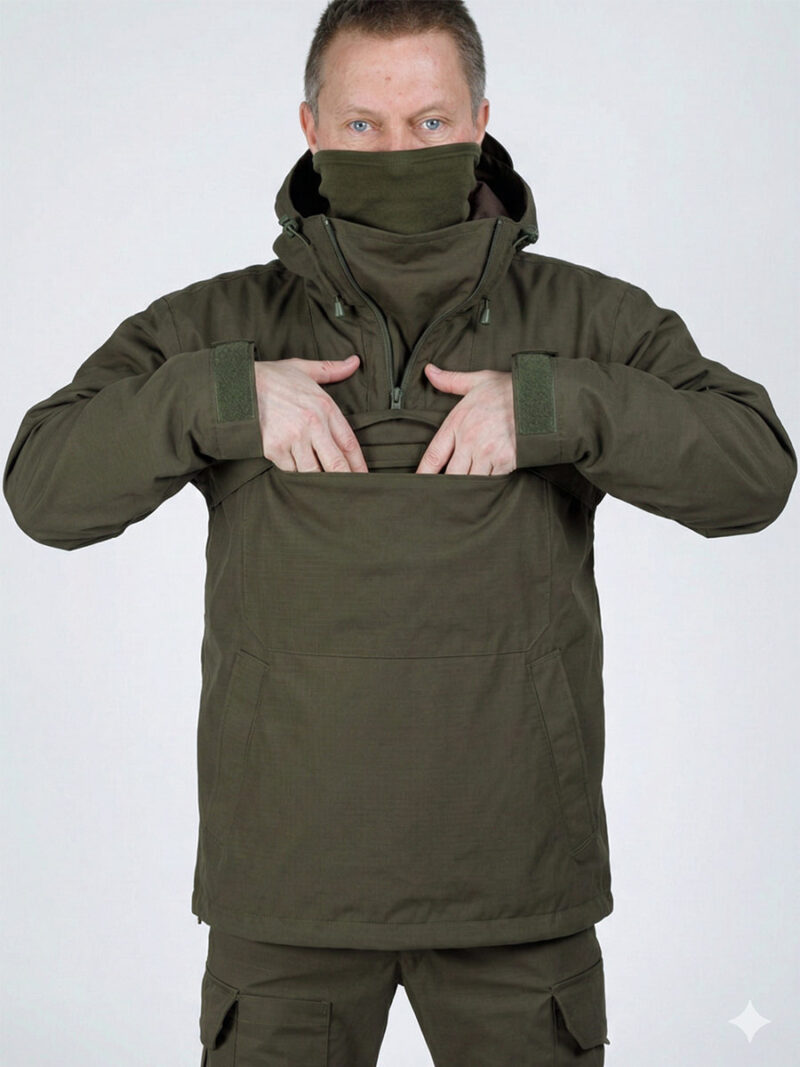 ilves anorakki ranger green kenguru tasku